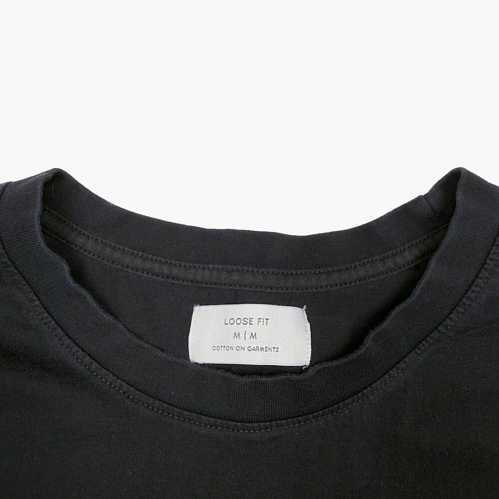 COTTON ON Rose Embroidered Short-Sleeve Oversized T-Shirt (Black | Med) - Picture 3 of 3